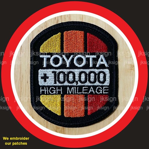 High Mileage Embroidered Patch for TOYOTA Lovers - Picture 6 of 9