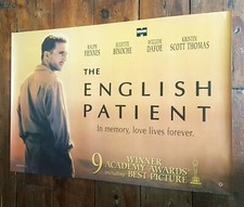 THE ENGLISH PATIENT  / RALPH FIENNES / KRISTN SCOTT THOMAS PROMO POSTER 1996.