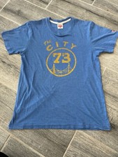 HOMAGE NBA Golden State Warriors 73 Blue The City Medium Shirt Made In USA Mens