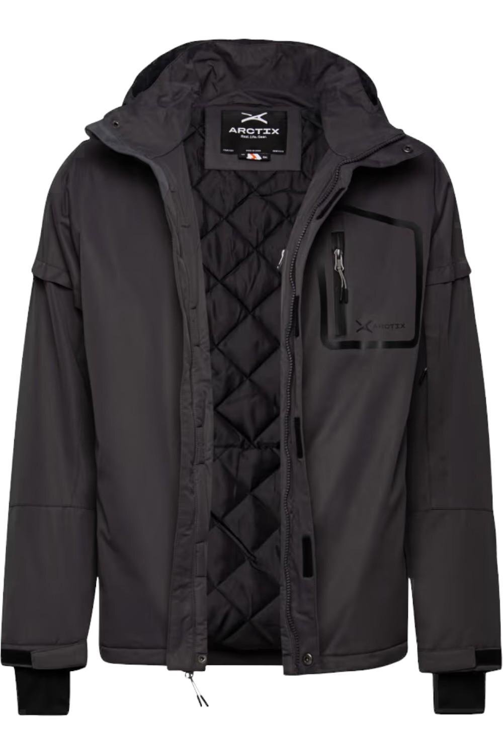 Мужская утепленная высотная куртка Arctix серого цвета