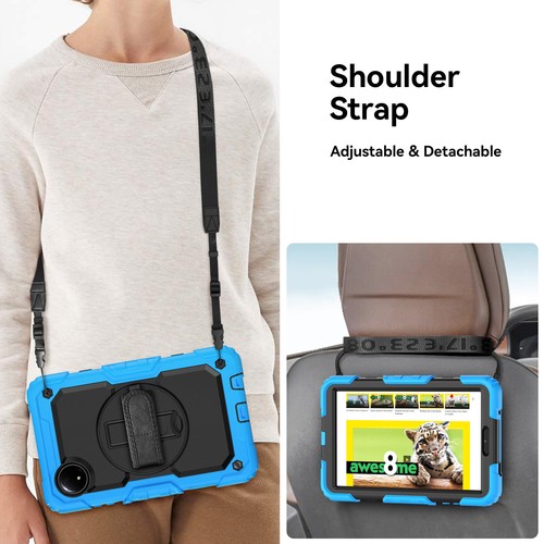 Kids Heavy Duty Shockproof Kickstand Case Cover For Xiaomi Redmi Pad SE 8.7 2024 - Picture 112 of 173