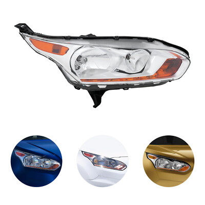 Headlight For 2014-2018 Ford Transit Connect Halogen Headlamp w/Bulbs LH/RH Opt.
