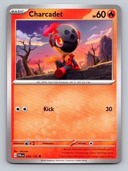 2023 Pokemon Card Paldea Evolved Charcadet 38/193