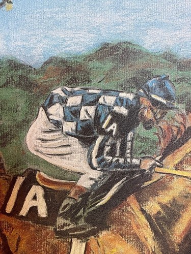 1976 Secretariat LTD. Lithograph Signed & Numbered by Dave Scarboro (FRAMED) - Picture 3 of 10