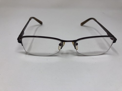 Tory Burch Eyeglasses Frame TY 1022 165 49-17-135 Bronze Metal Half Rim E394