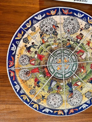 Puzzle unicef vintage rond (code 6700) - excellent etat