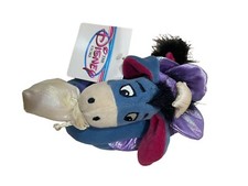 Sugar Plum Fairy Eeyore Disney Store Purple Plush Doll Bean Bag 7  