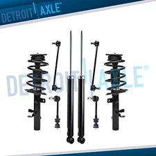 Front Struts w/ Coil Spring Rear Shocks Sway Bar Links for 2014-2019 Ford Escape