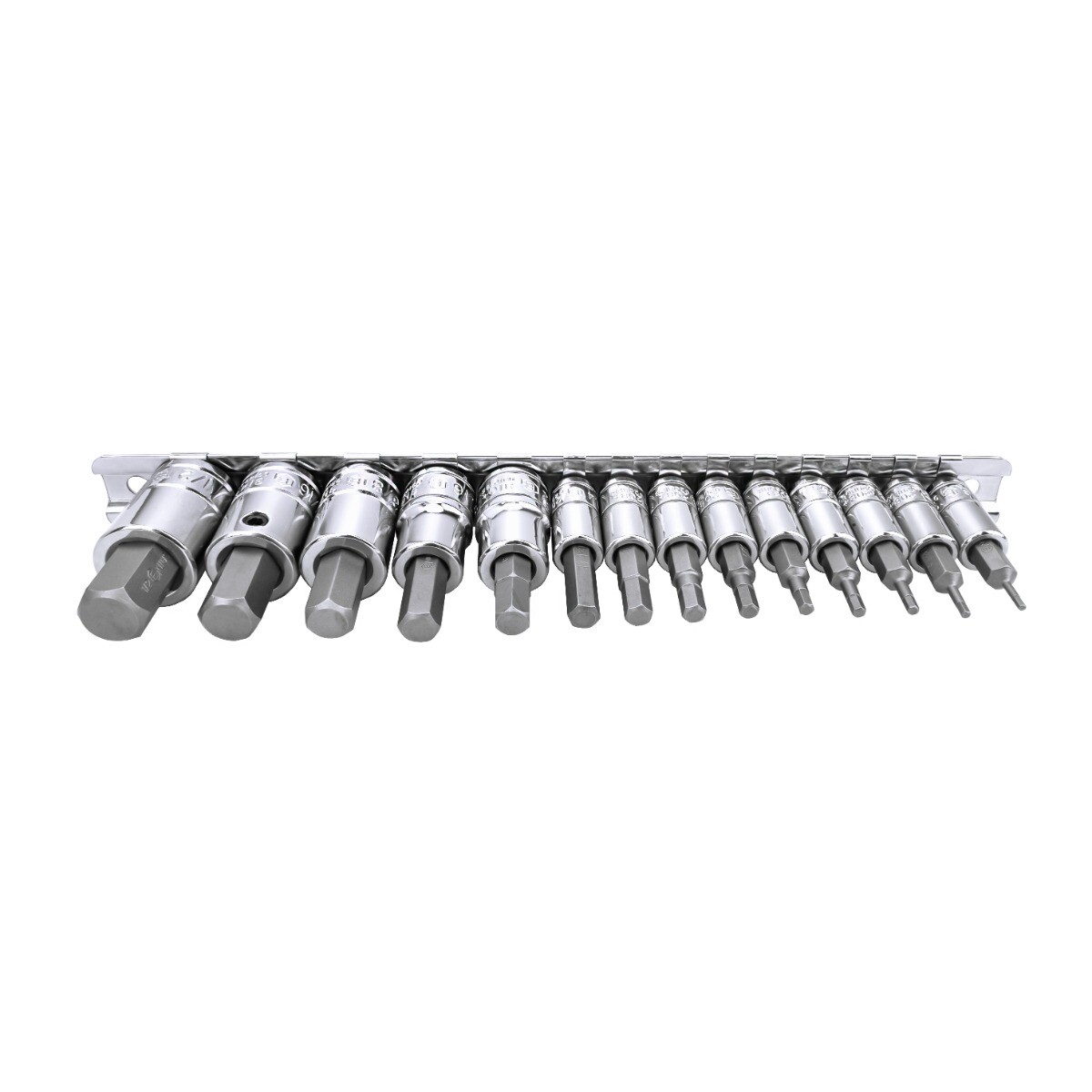 Genius Tools 14 Piece 1/4" & 3/8" Dr. SAE Hex Bit Socket Set - BS-2314H ...