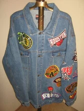 REGAL WEAR Jeans(11)BASKETBALL Cities LOGOS Denim Jacket MEN'S 3XL/B&T