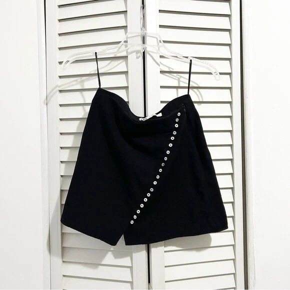 linen blend mini skirt zara