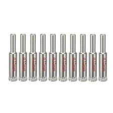 10PCS 10mm Diamond Coated Hole Saw Drill Bits for Glass Ceramic Tile Marble Rock