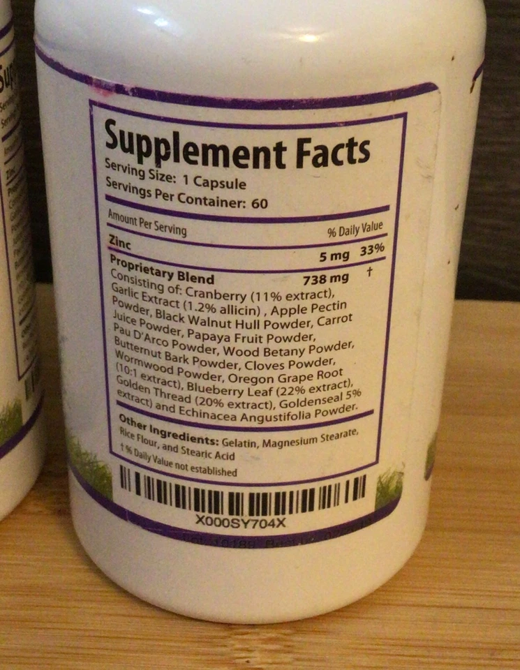 2 Complejo de Limpieza Completo Nutrapuris 60 Cápsulas por Botella 120 Cápsulas en Total. Foto 2 de 2