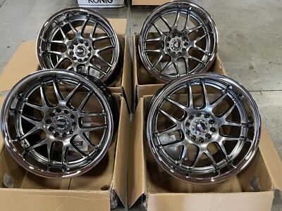18x9 +35 XXR 526 5x114.3,5x120 Chromium Black / SSC Wheels (Set of 4)