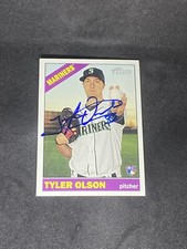 Tyler Olson 2015 Topps Heritage #613 Seattle Mariners Autographed Signed RC Card