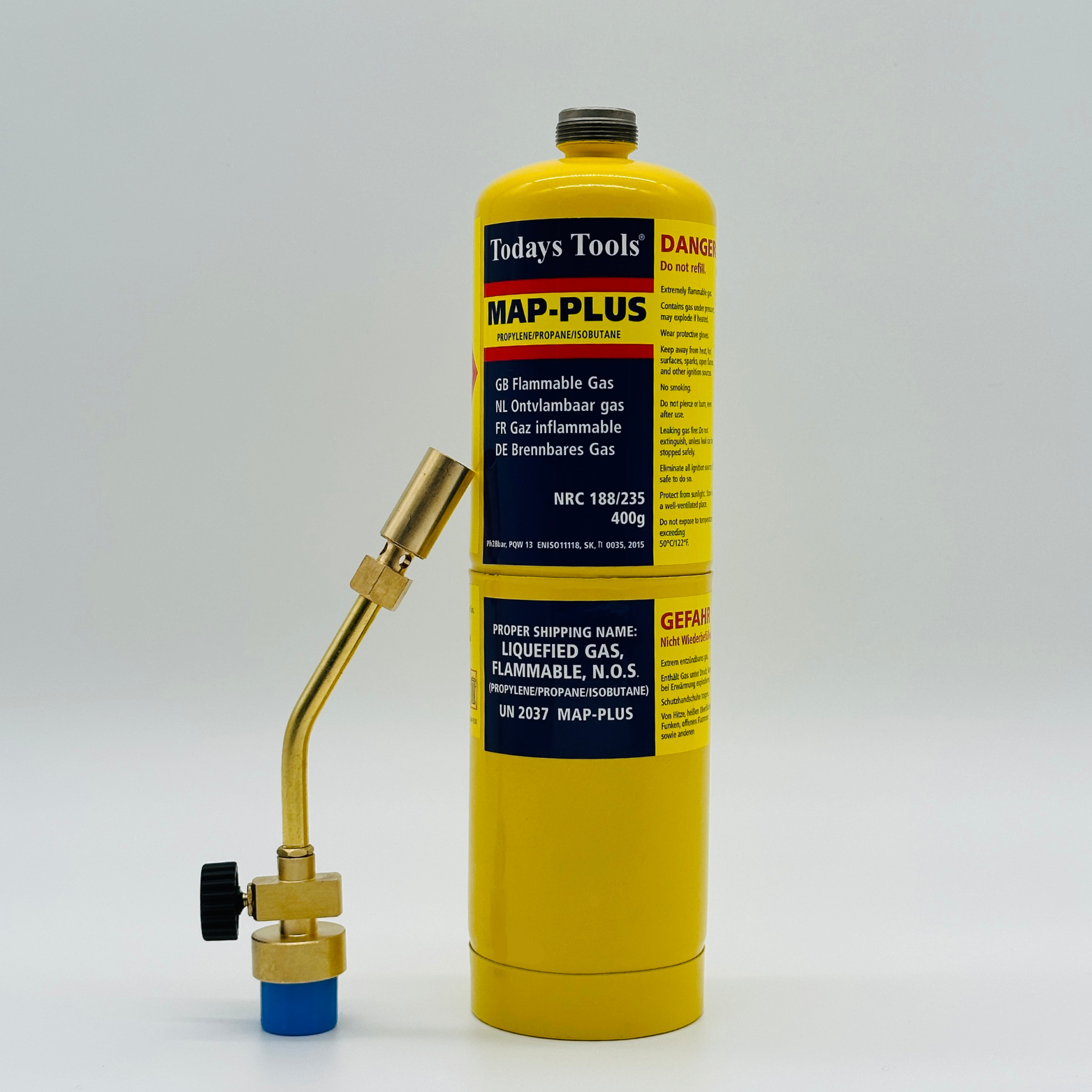 Hand Torch JH-801 with Map Gas Cylinder 400g used for Soldering/Brazing