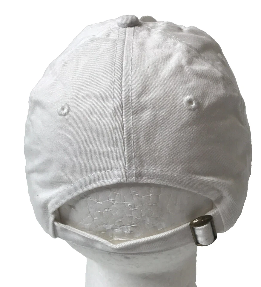 Atlanta Georgia GA Viaje Vacaciones Correa Trasera Blanco Adulto Logo Gorra de Béisbol Sombrero Foto 3 de 4