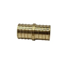 1/2" Pex crimp Coupling--LEAD FREE Bag of 10
