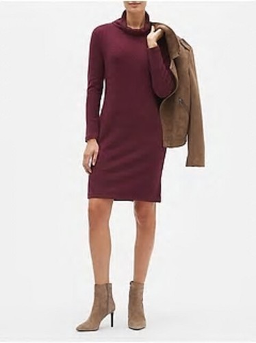 Mock Neck Sweater Dress Size 