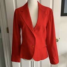 VTG Young Pendleton Red Blazer 100 Pure Virgin Wool Two Button 11-12 USA made