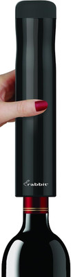 Automatic Electric Corkscrew Wine Bottle Opener, One Size, Shiny Black
