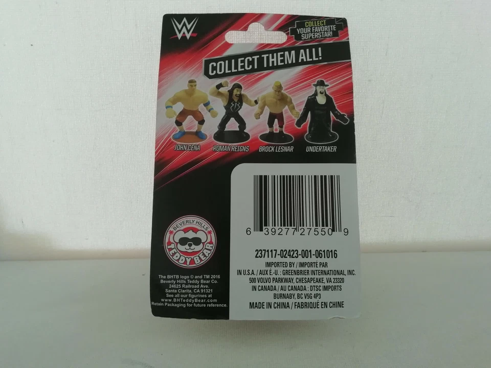 wwe john cena superestrella figura de lucha libre 2016 oso de peluche - Imagen 2 de 2