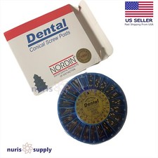 Nordin Dental Screw Post Complete Kit Gold 120 Posts 2 Key Wrench Tool