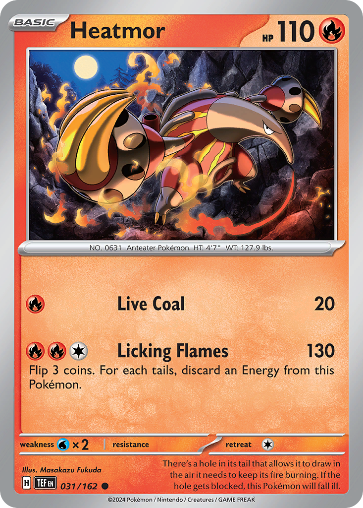 heatmor pokemon card Heatmor (034/192) [Sword & Shield: Rebel Clash]