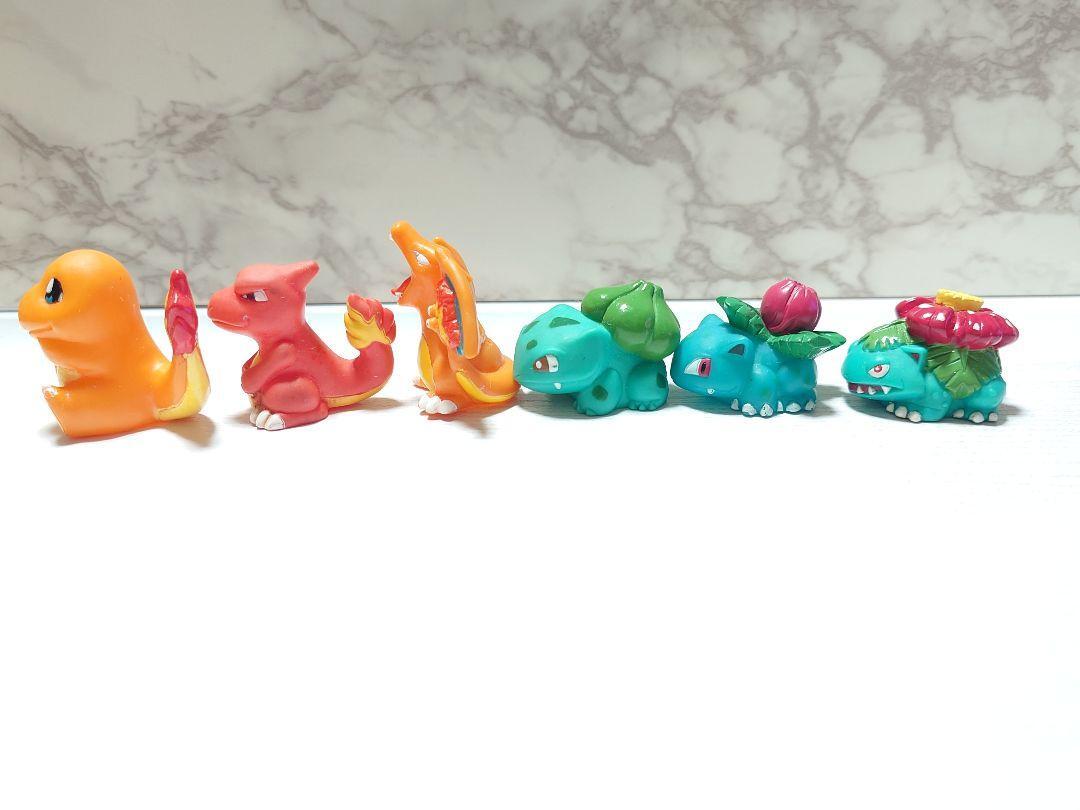 Lot of 11 Vintage 90s Pokemon Kids Mini Figure Kanto Starter