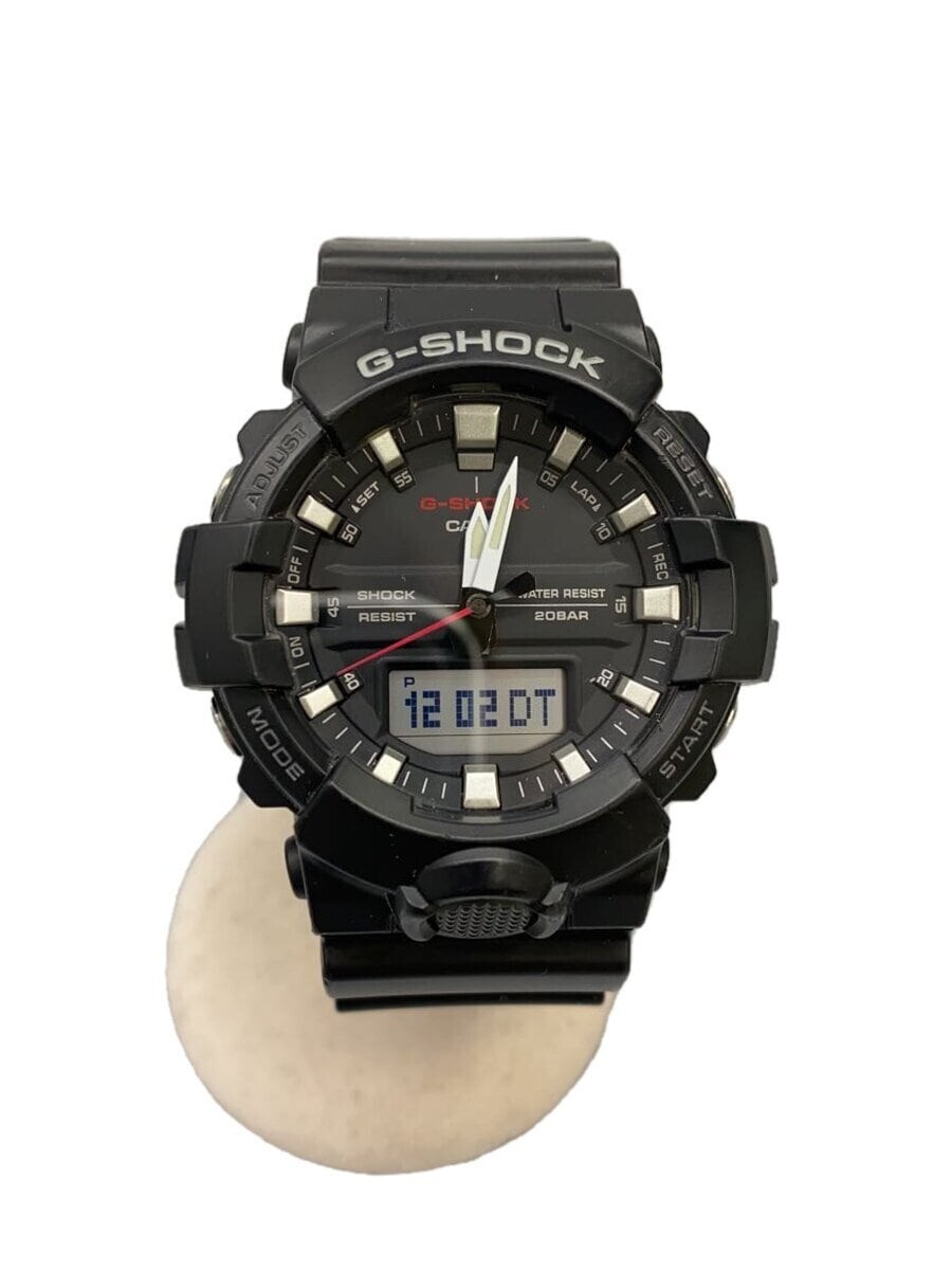 CASIO G-SHOCK GA-800-1AJF Black Resin Quartz Digital Analog Watch