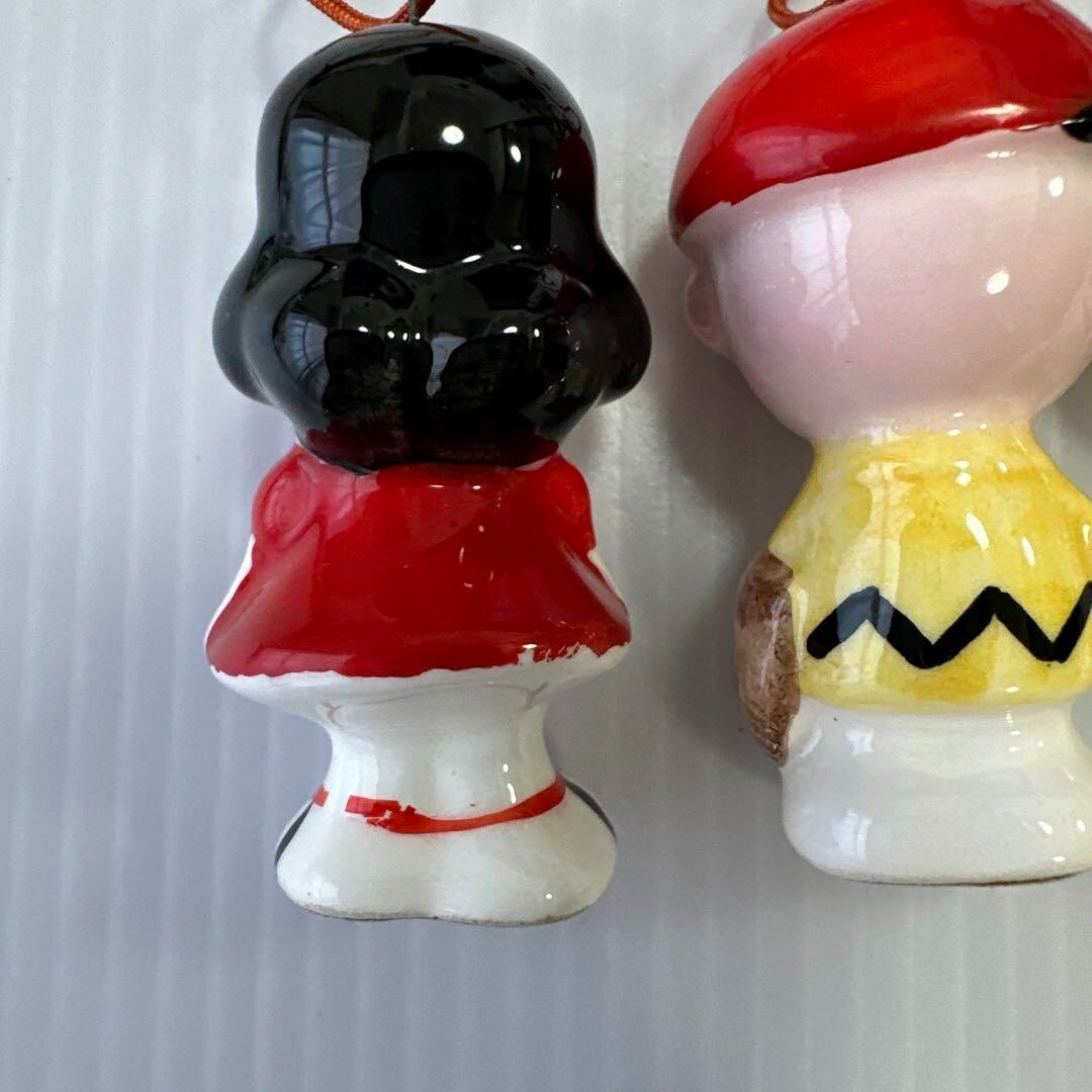 snoopy スヌーピー peanuts ヴィンテージ　オーナメント 4体セット Snoopy Peanuts Vintage Ornaments Set of 4 Collectible | eBay
