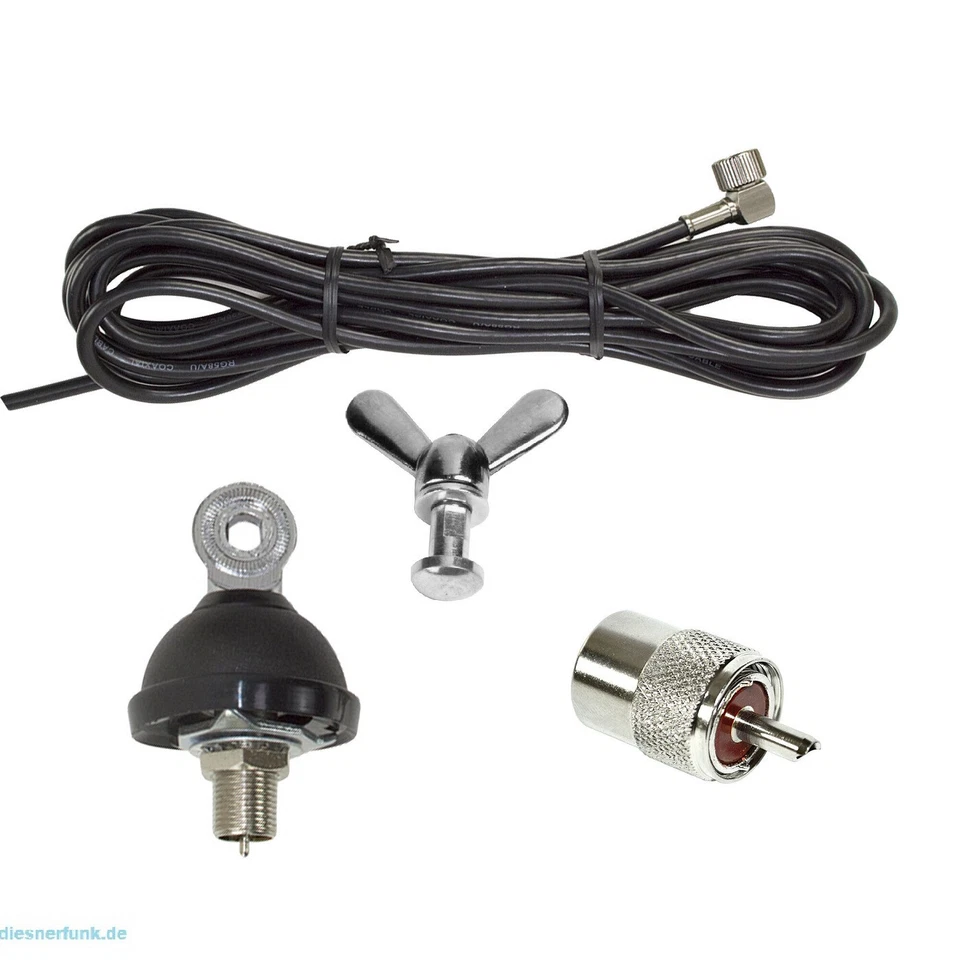 CB FUNK DV 27 SET / DV Fuss , Flügelschraube, PL Stecker , DV Anschlusskabel