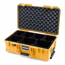 Yellow Pelican 1535 case with TrekPak dividers.