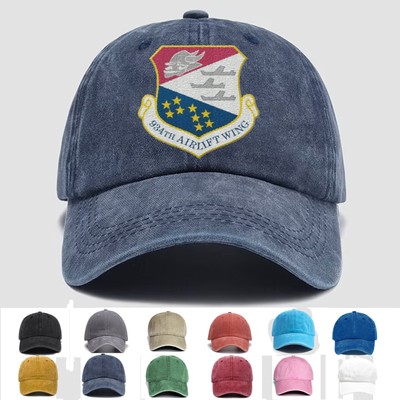 Custom Embroidered Hat 934th Airlift Wing, Veteran Cap, Trucker Hat, Gift Idea