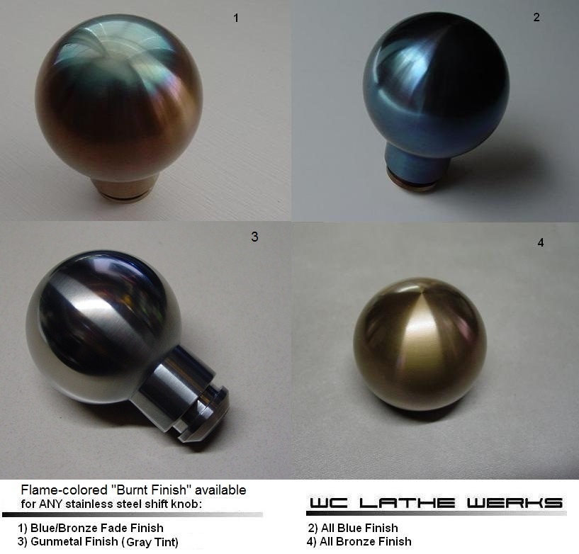 NEW - Hand made - WC Lathe Werks - Stainless Steel STi Sphere