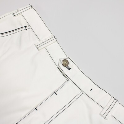 Meyer NWD New York Chinos / Casual Pants Size 48 (32 x 32 US) In Solid White