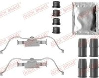 Original Quick Brake ZubehöRsatz Scheibenbremsbelag 109-1790 FüR Land Rover
