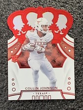 2020 Panini Chronicles Draft Picks Crown Royale Red Collin Johnson RC Jaguars