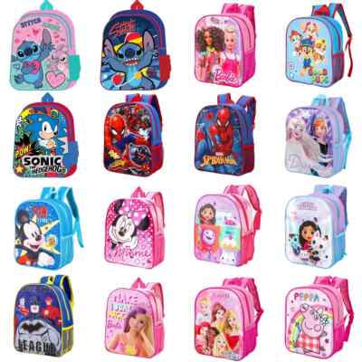 Neu Kinder Kinder Kleinkinder Jugendliche Figur Rucksack Backpack Mittagessen Schultasche