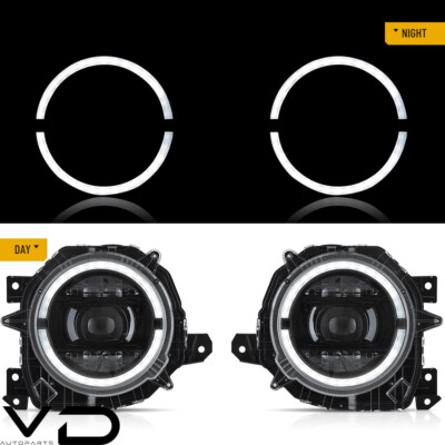 VLAND Pair Full LED Headlights For 2019-2023 Sukuzi Jimny Start Up Animation L+R