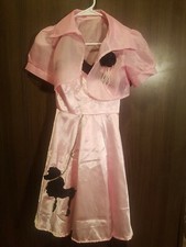 Franco Pink Poodle Dress Up Costume Girl's Size Medium