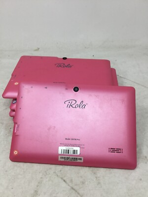 iRola DX758 Pro PINK-LOT OF 6-FOR PARTS-READ DESCRIPTION -rz