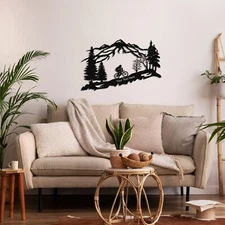 Personalized Biker Metal Wall Art, Wall Decor, Wall Hangings, Home Decor Art