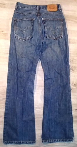 Levi’s 527 Jeans Bootcut Blue Denim Med Wash Size 25x27 (size14 slim) #1141 - Picture 3 of 4