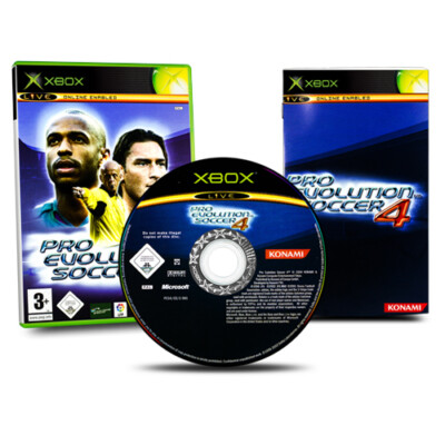 Xbox Spiel Pro Evolution Soccer PES 4 in OVP mit Anleitung
