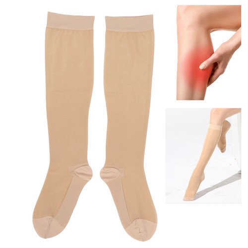 Breathable Compression Stockings Elastic OverTheCalf Socks AntiVaricose ...