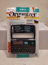 Royal Personal Organizer 2 KB Memory NRFB DM75 10 Special Functions QWERTY