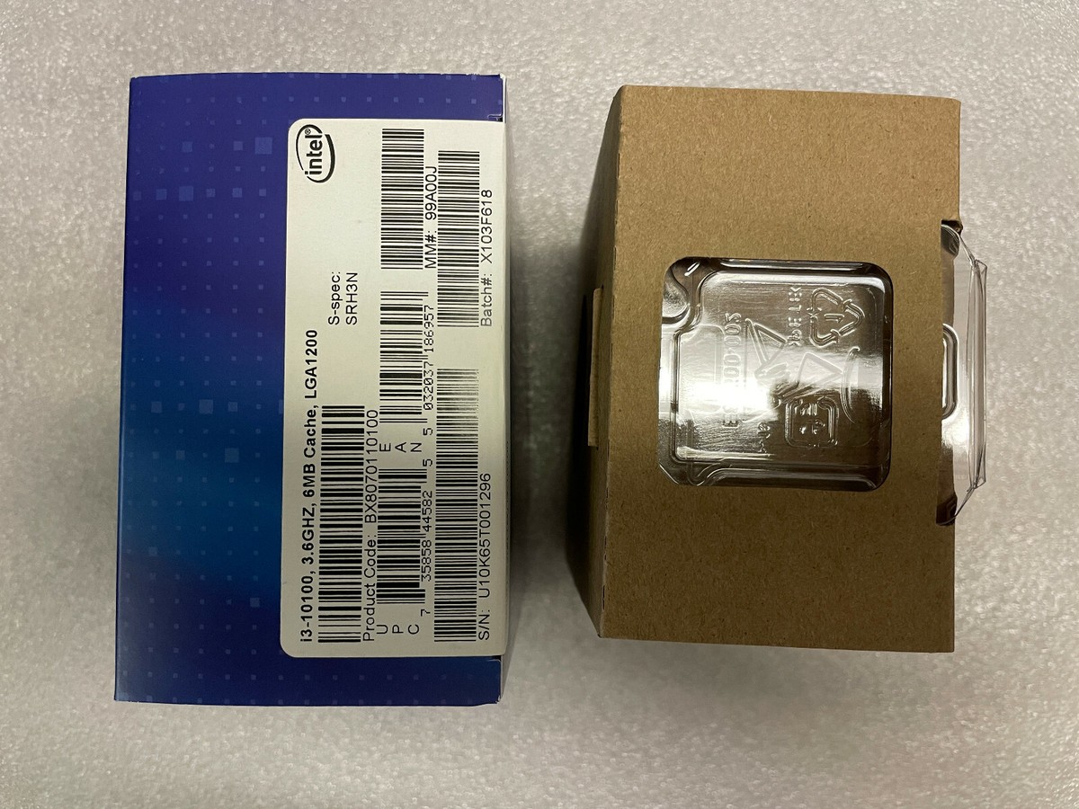 CPU Core i3 10100 BOX i3-10100 empty box, No CPU | eBay