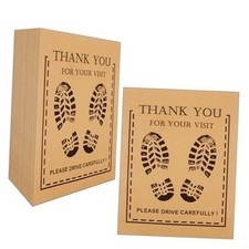 Paper Floor Mats for Cars 60Pcs Vehicles Disposable Floor Pads Waterproof Car