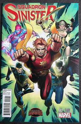 Squadron Sinister #1 2015 Marvel Carlos Pacheco Variant Cover B NM